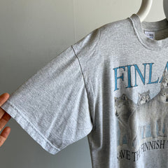 1990/00s Finland Wolf T-Shirt by Screen Stars
