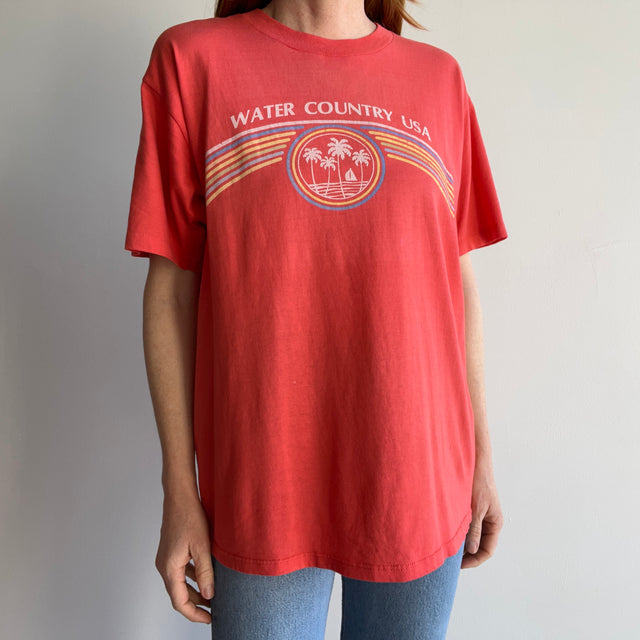 1980s Velva Sheen Thinned Out "Water Country" T-Shirt