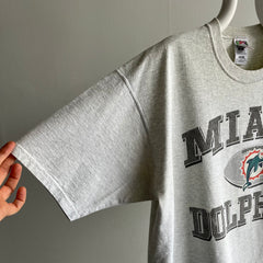 1990s Miami Dolphins Age Stained Cotton T-Shirt