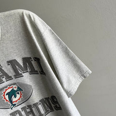 1990s Miami Dolphins Age Stained Cotton T-Shirt