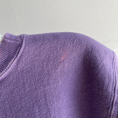 1980/90s Champion Brand Lilac Reverse Weave with some Pink Bleach/Color Bleed