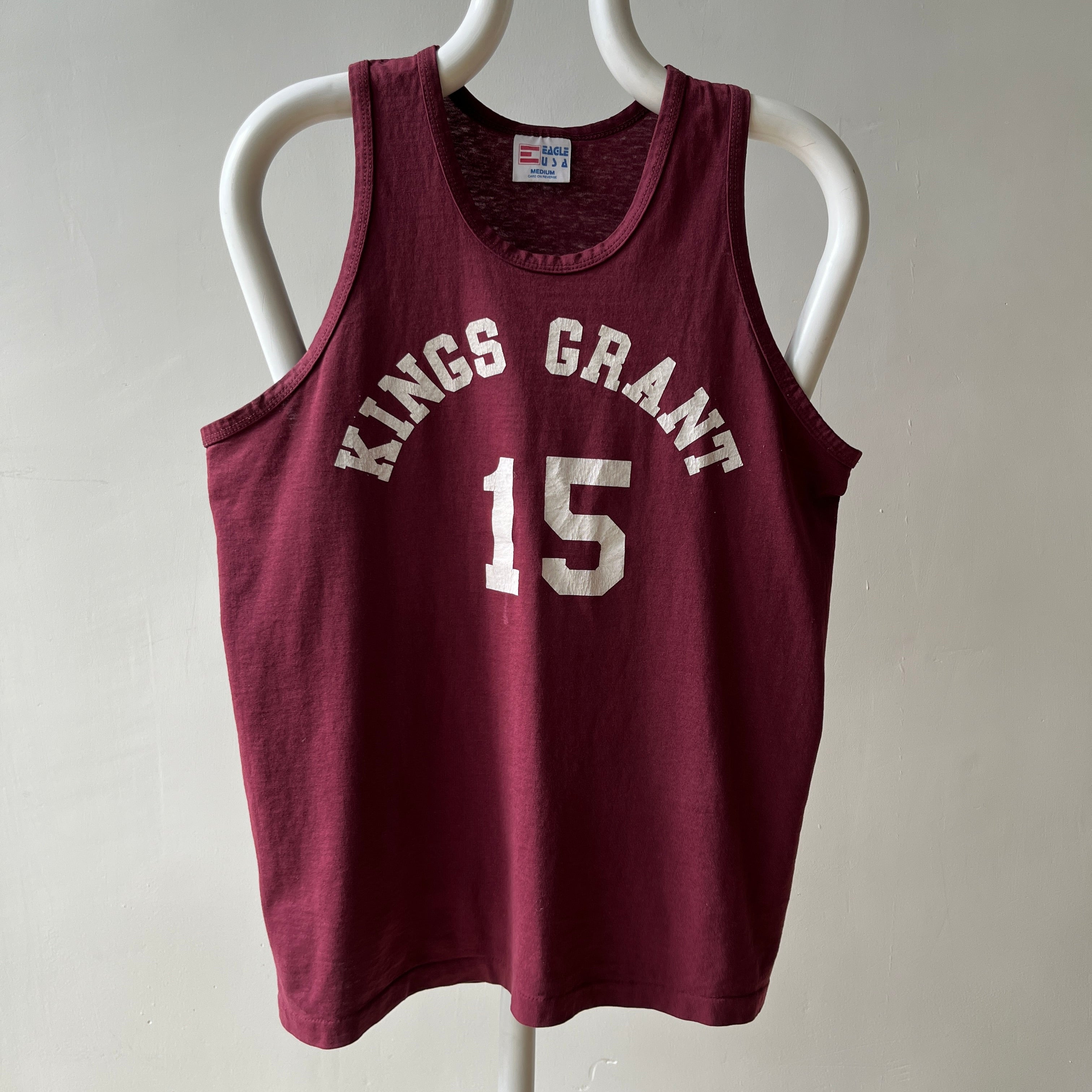 1970s/80s Burgundy Kings Grant 15 Tank Top