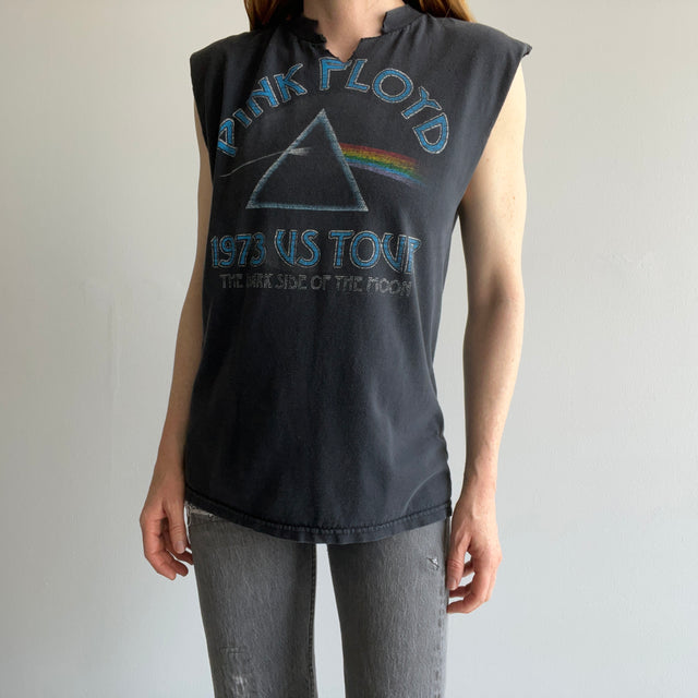 2000s Pink Floyd Cut Sleeve and Neck T-Shirt - Not Technically Vintage