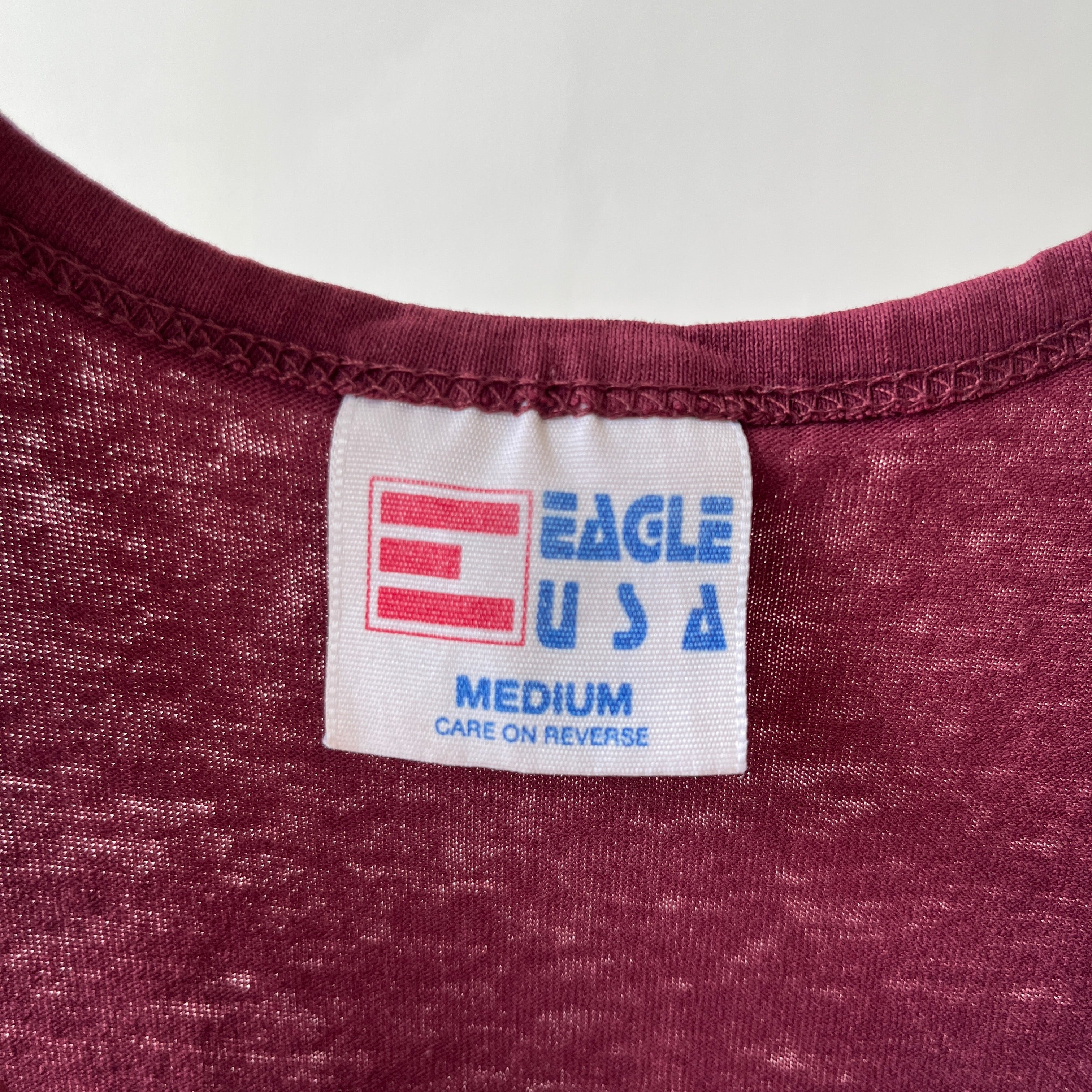 1970s/80s Burgundy Kings Grant 15 Tank Top