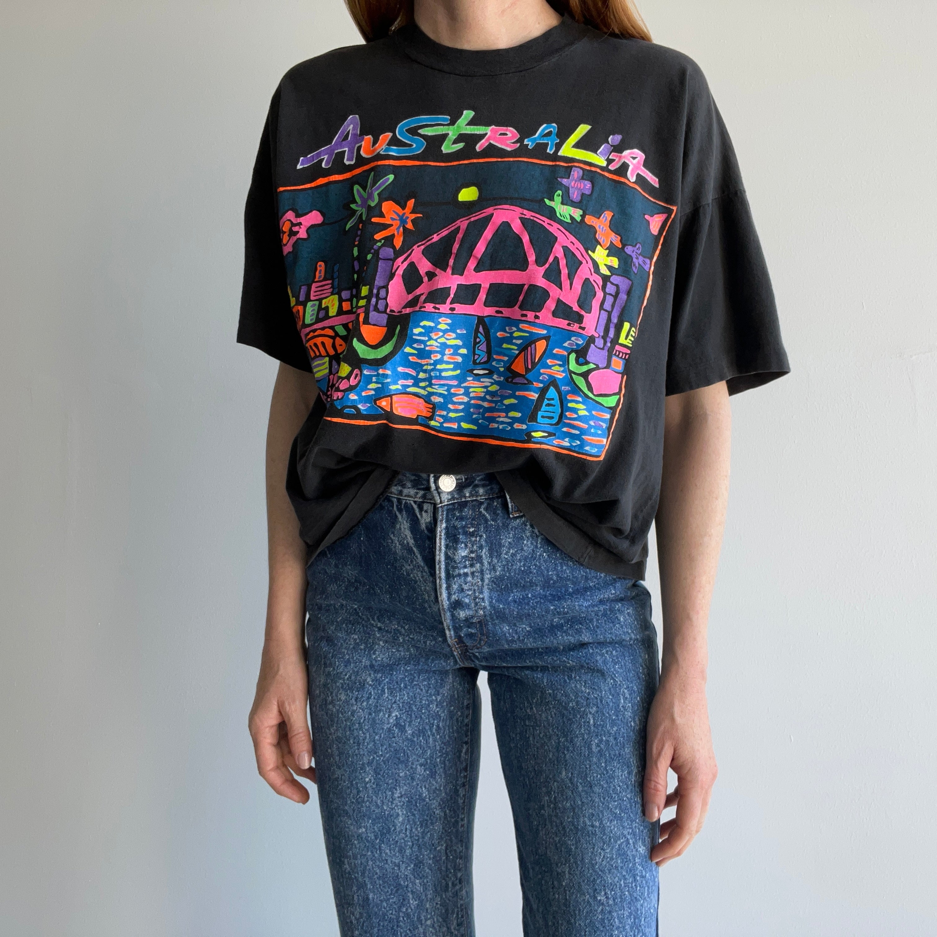 1980s Slouchy Australia Tourist T-Shirt