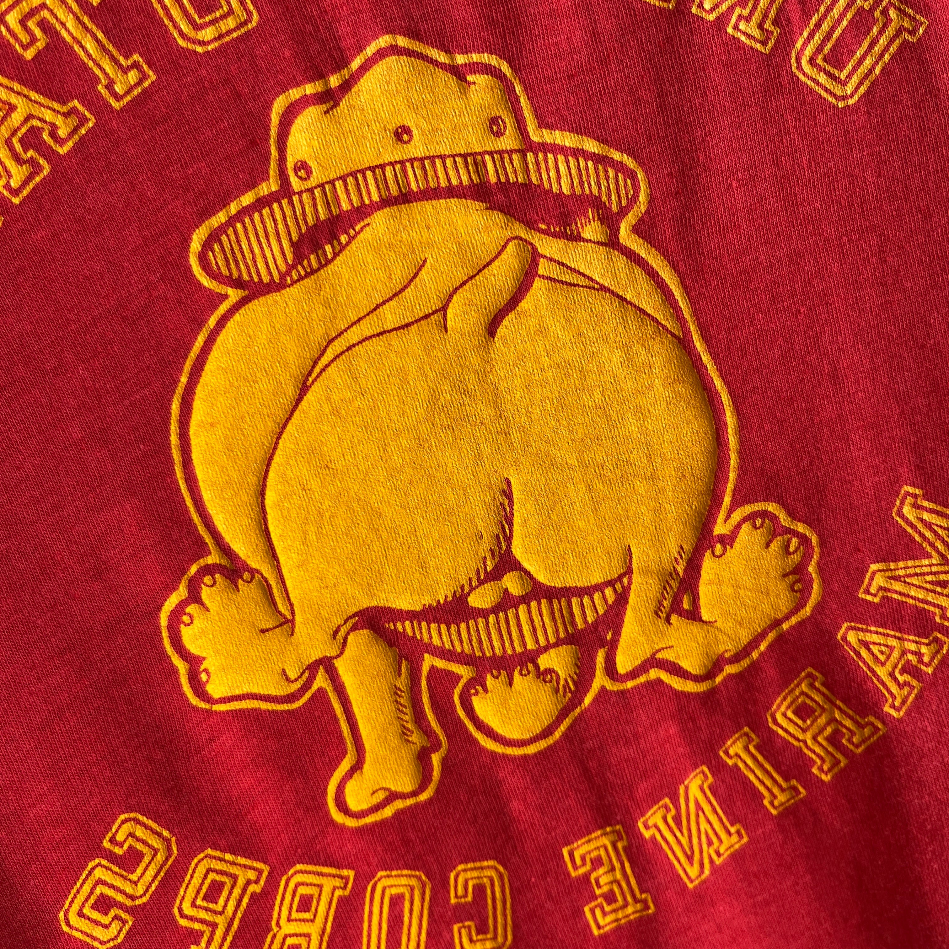 1970s USMC Front and Back Bulldog T-Shirt !!!!! OMFG The Backside !!!!