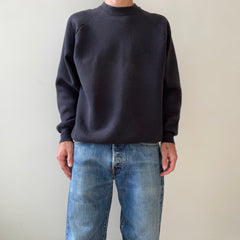 00s Heavy Weight Blank Black Sweatshirt par FOTL - Structuré