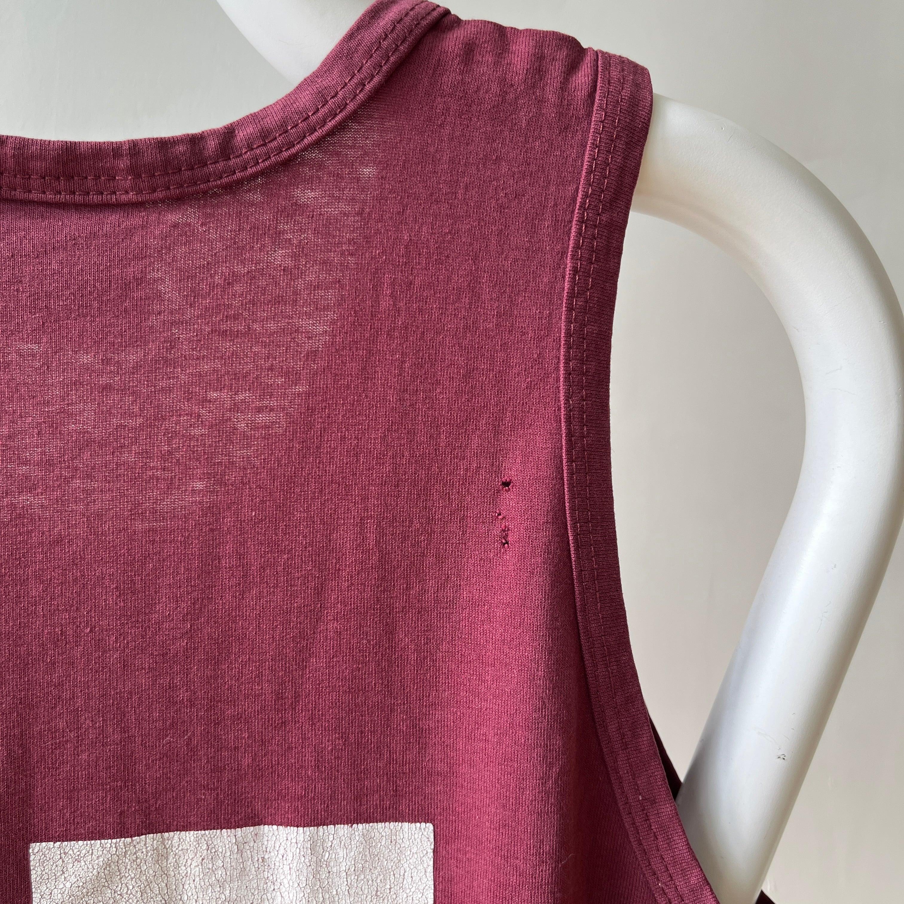 1970s/80s Burgundy Kings Grant 15 Tank Top