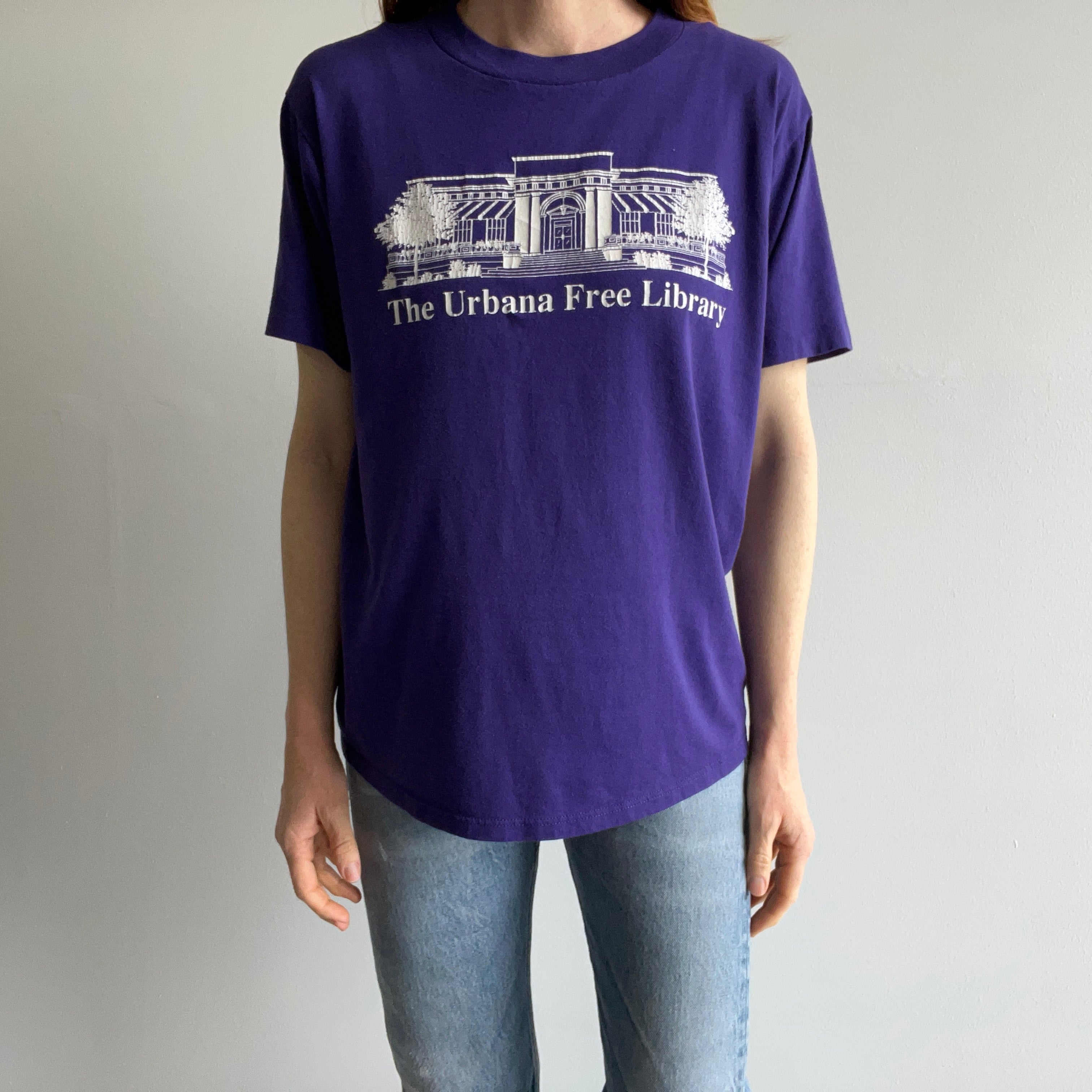 1980s The Urbana Free Library T-Shirt