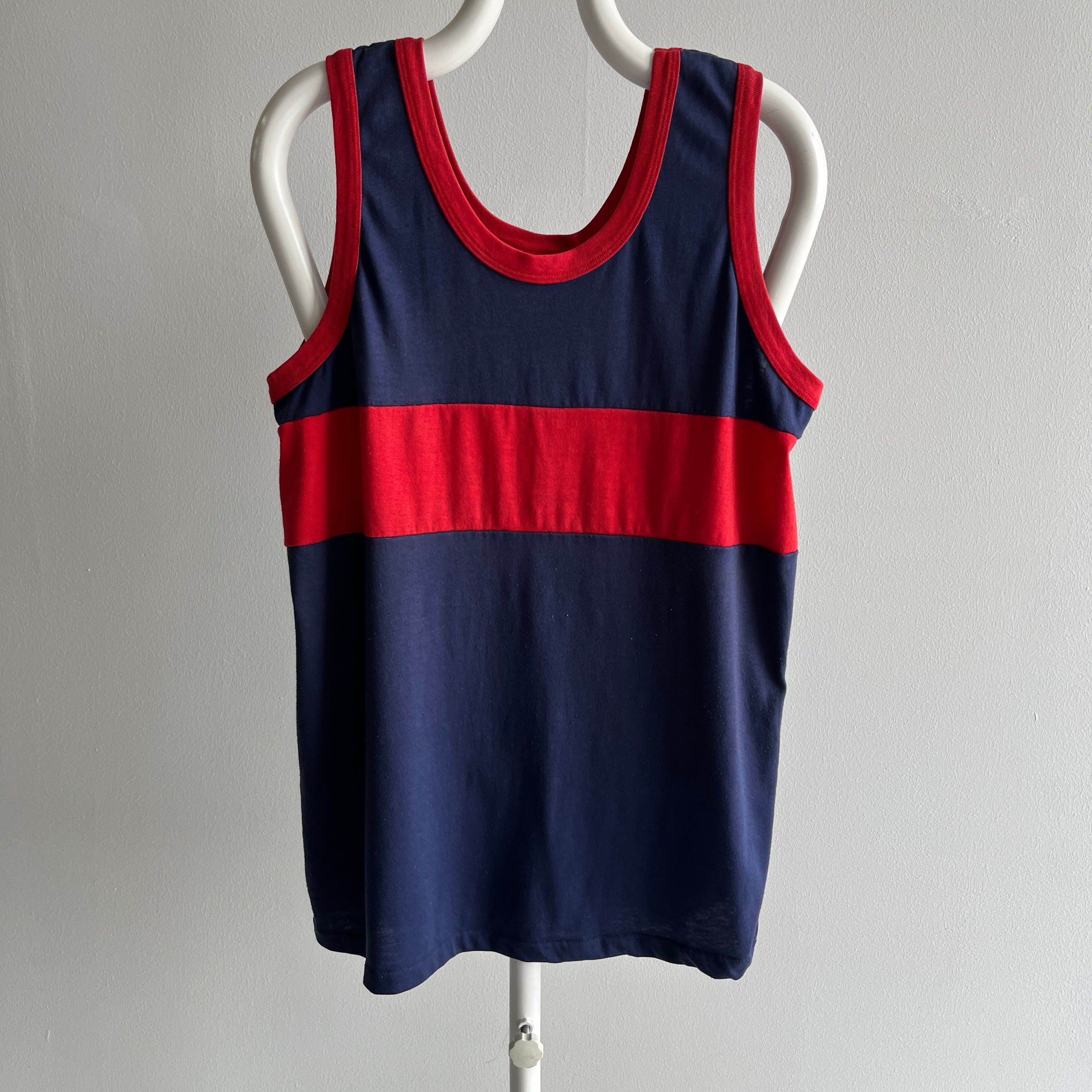 1970s Color Block Tank by JCPenny - !!!!!