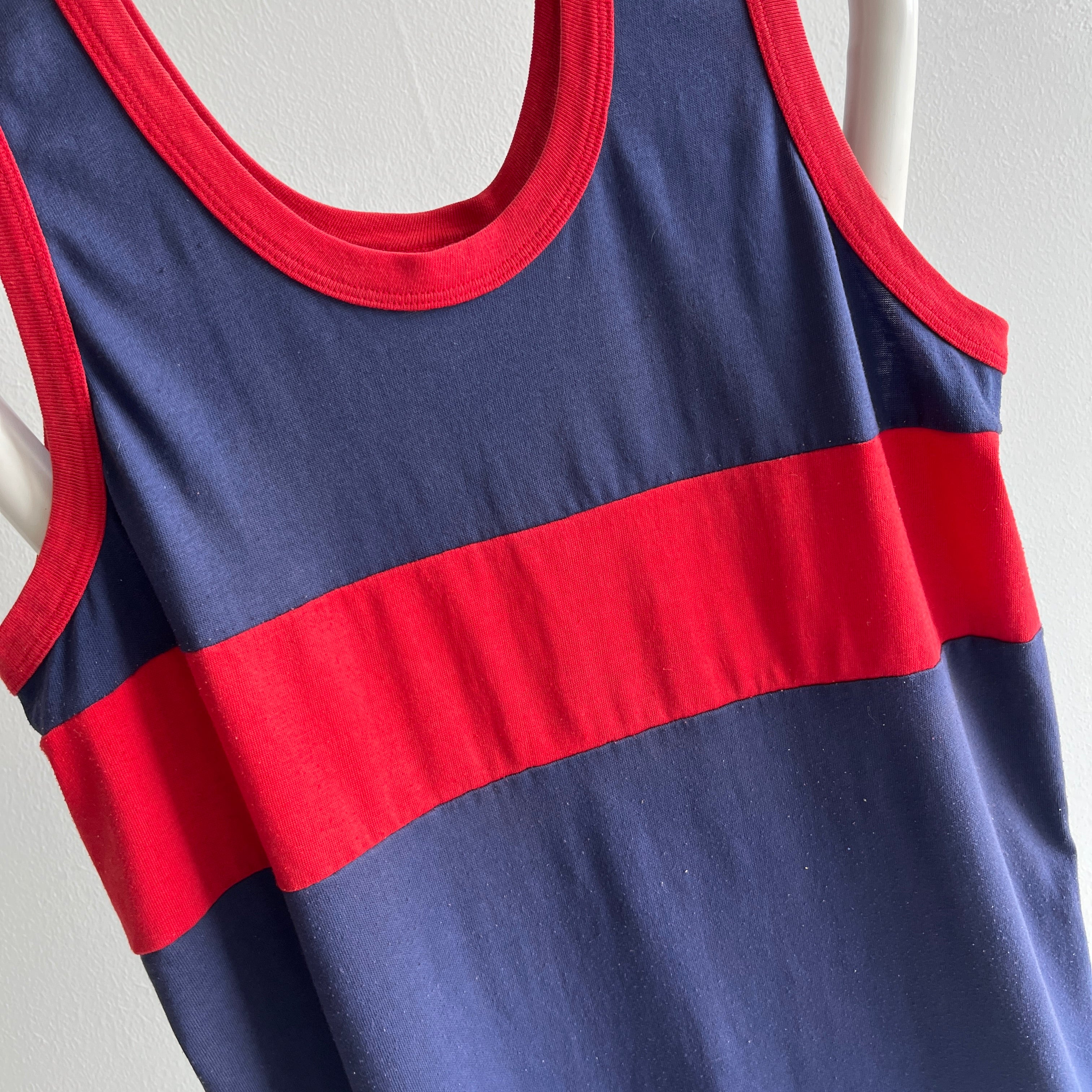 1970s Color Block Tank by JCPenny - !!!!!