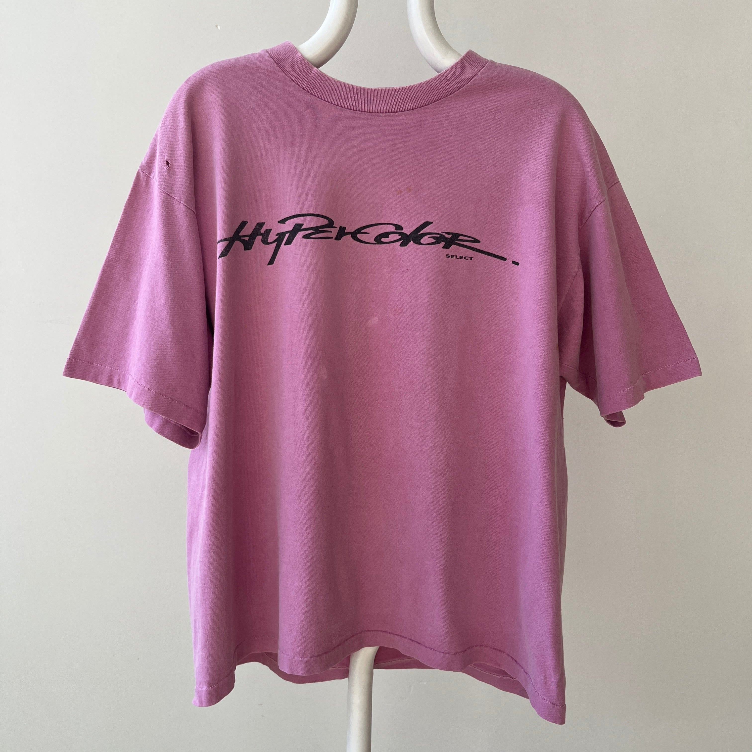 1990s Dark Pink Hyper Color Select T Shirt - Who Remembers these??