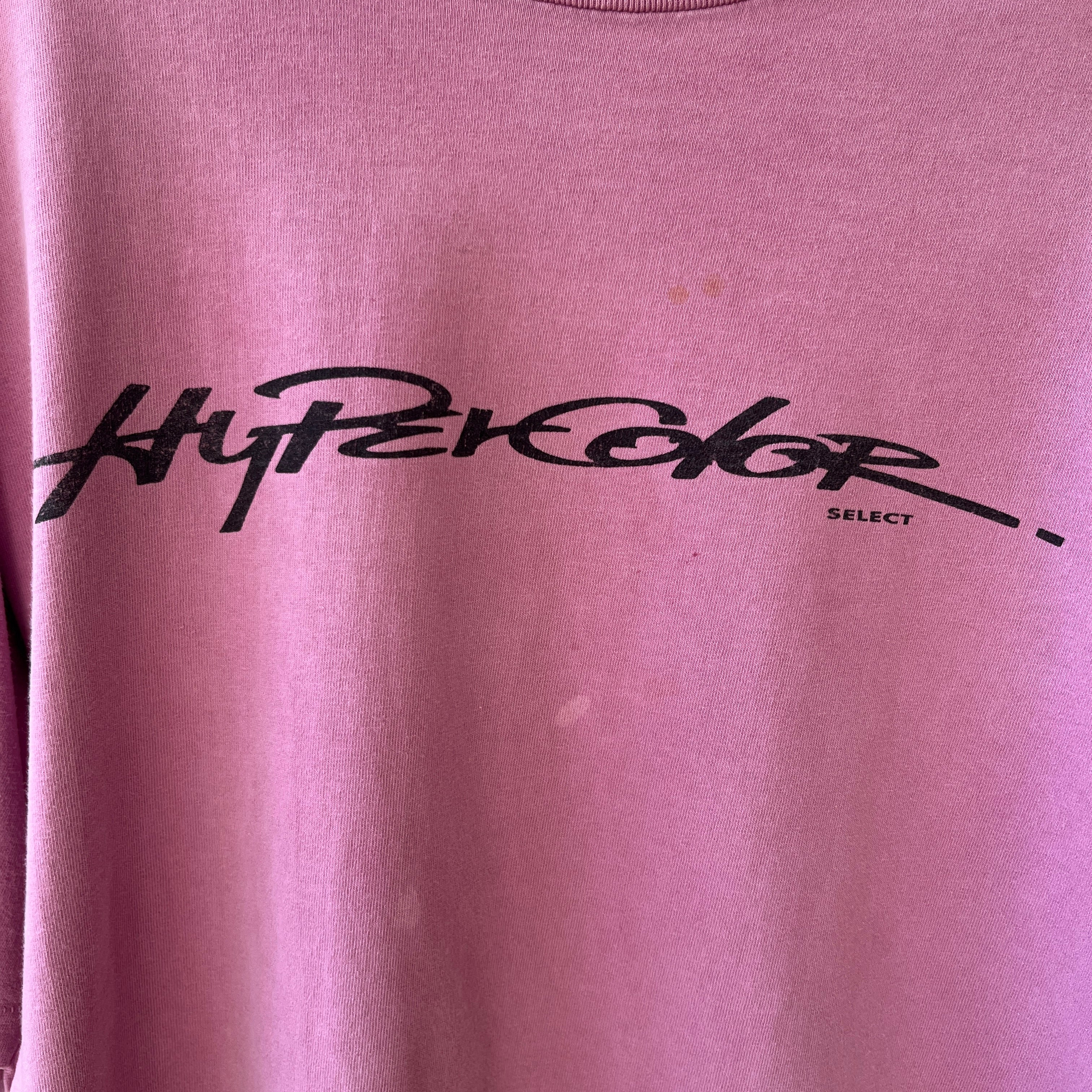 1990s Dark Pink Hyper Color Select T Shirt - Who Remembers these??