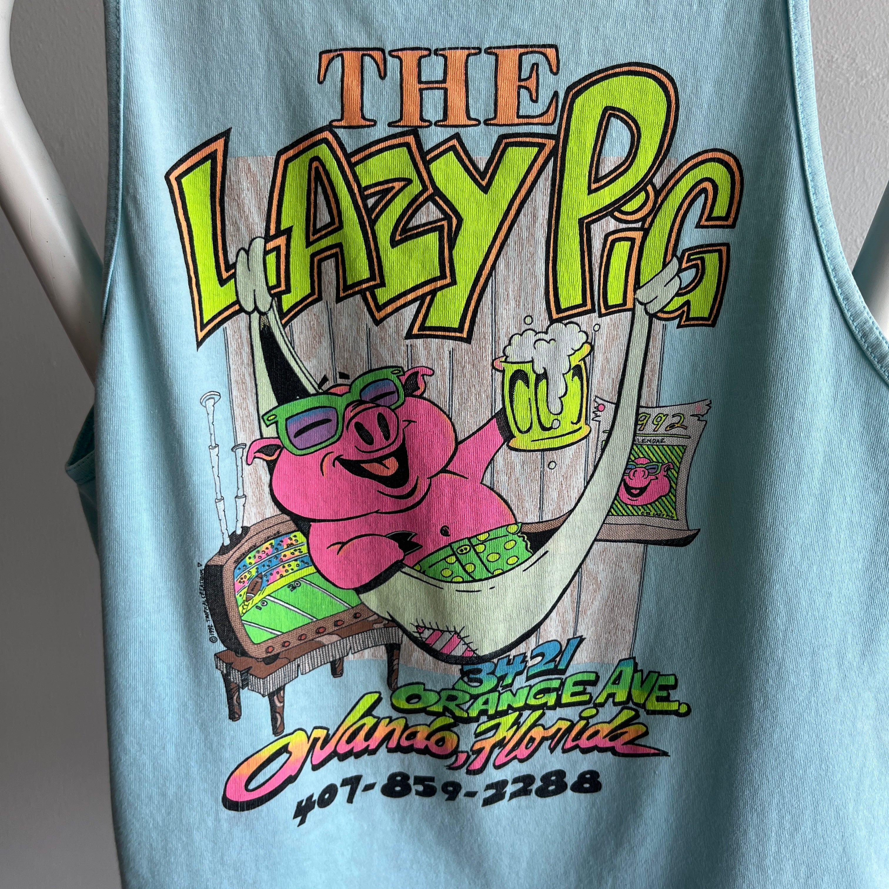 1992 The Lazy Pig Tank Top (All About the Backside!)