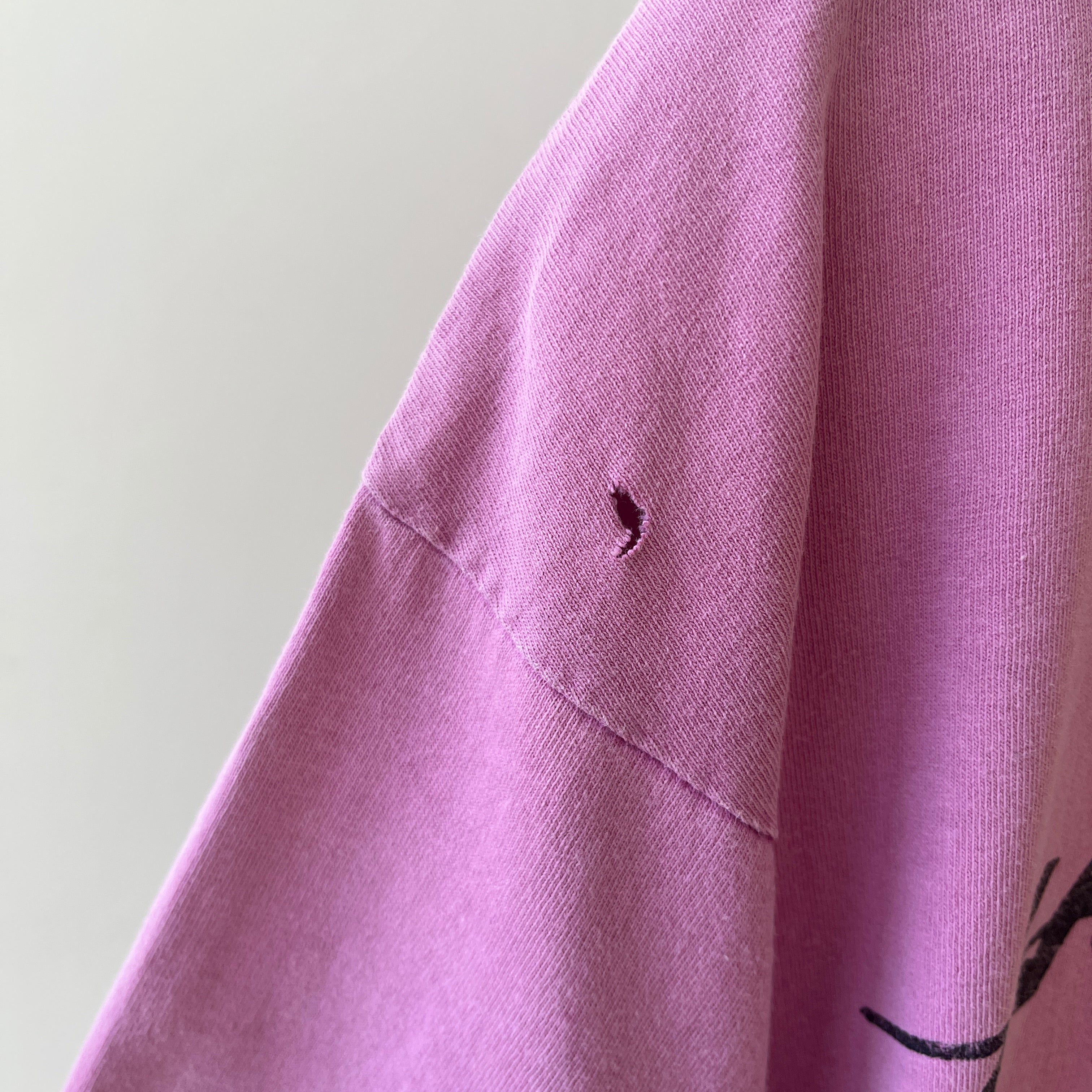 1990s Dark Pink Hyper Color Select T Shirt - Who Remembers these??