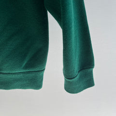 1980s Forest Green Blank Raglan with Shorter Long Sleeves - A GEM