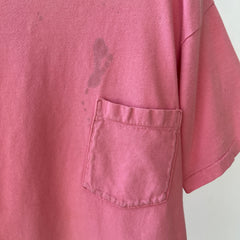 T-shirt teinté de peinture noire vierge des années 00