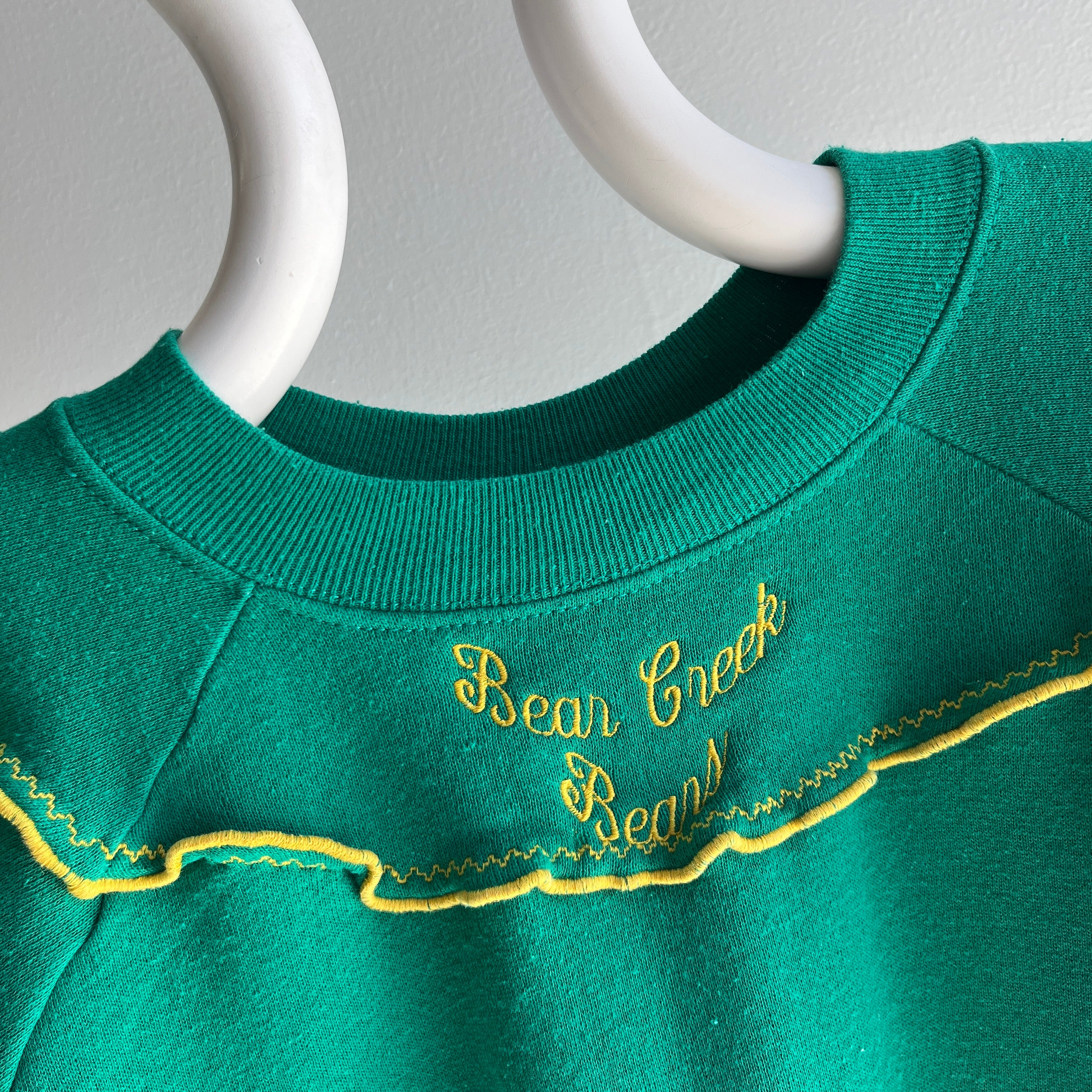 1980s Bear Creek Bears DIY Ruffle Sweatshirt - WOAH