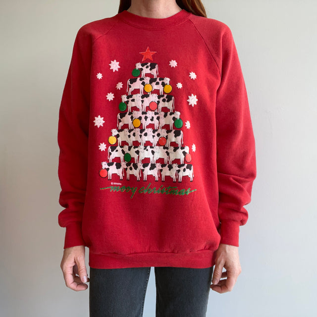 1980s Mooy Christmas Sweatshirt - Show Stopper