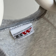 1980s Paper Thin Bassett Walker Blank Gray Sweatshirt