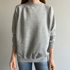 1980/90s Blank Gray Stained Sweatshirt