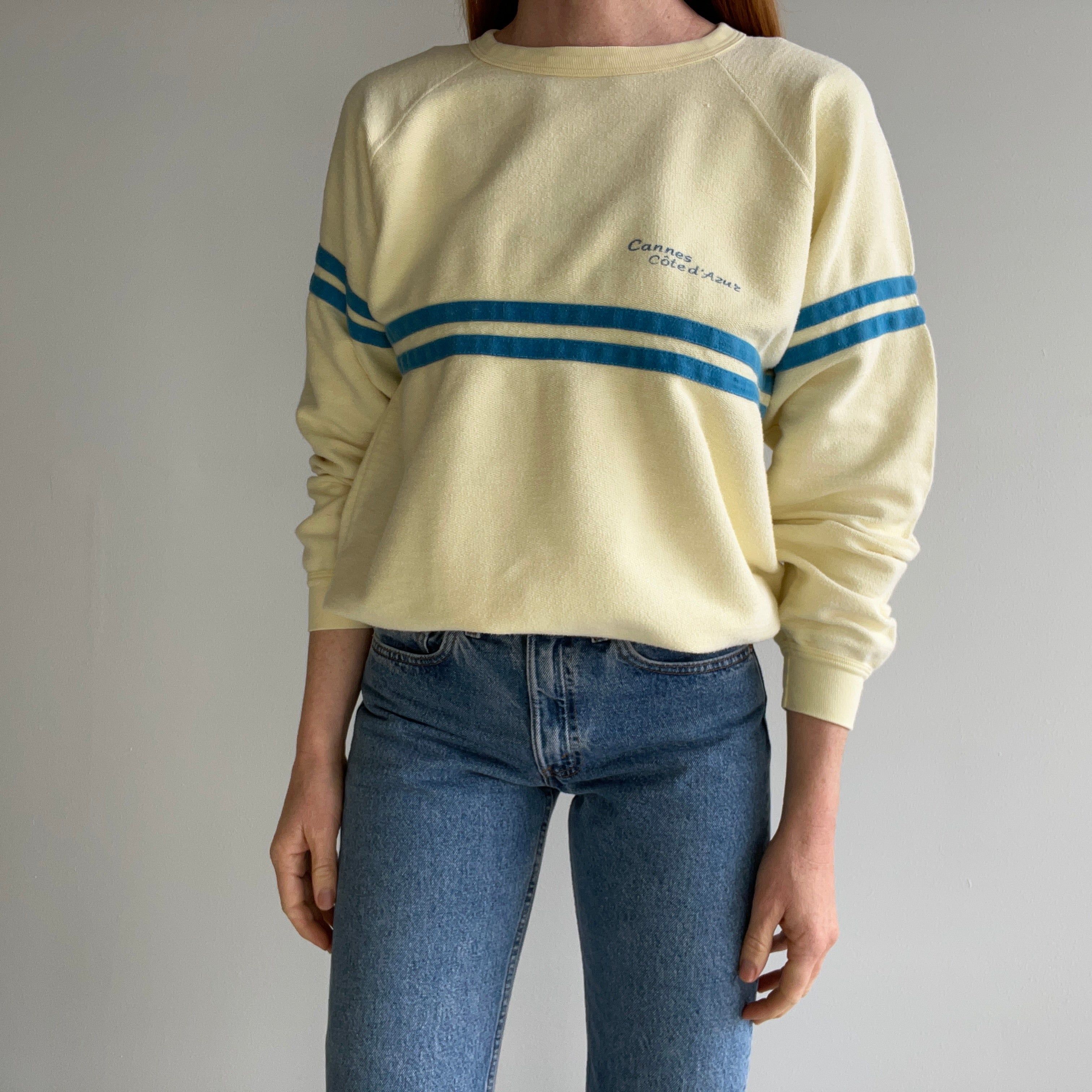 1970s Cannes Cote d' Azuz  - Made in Italy - Sweatshirt