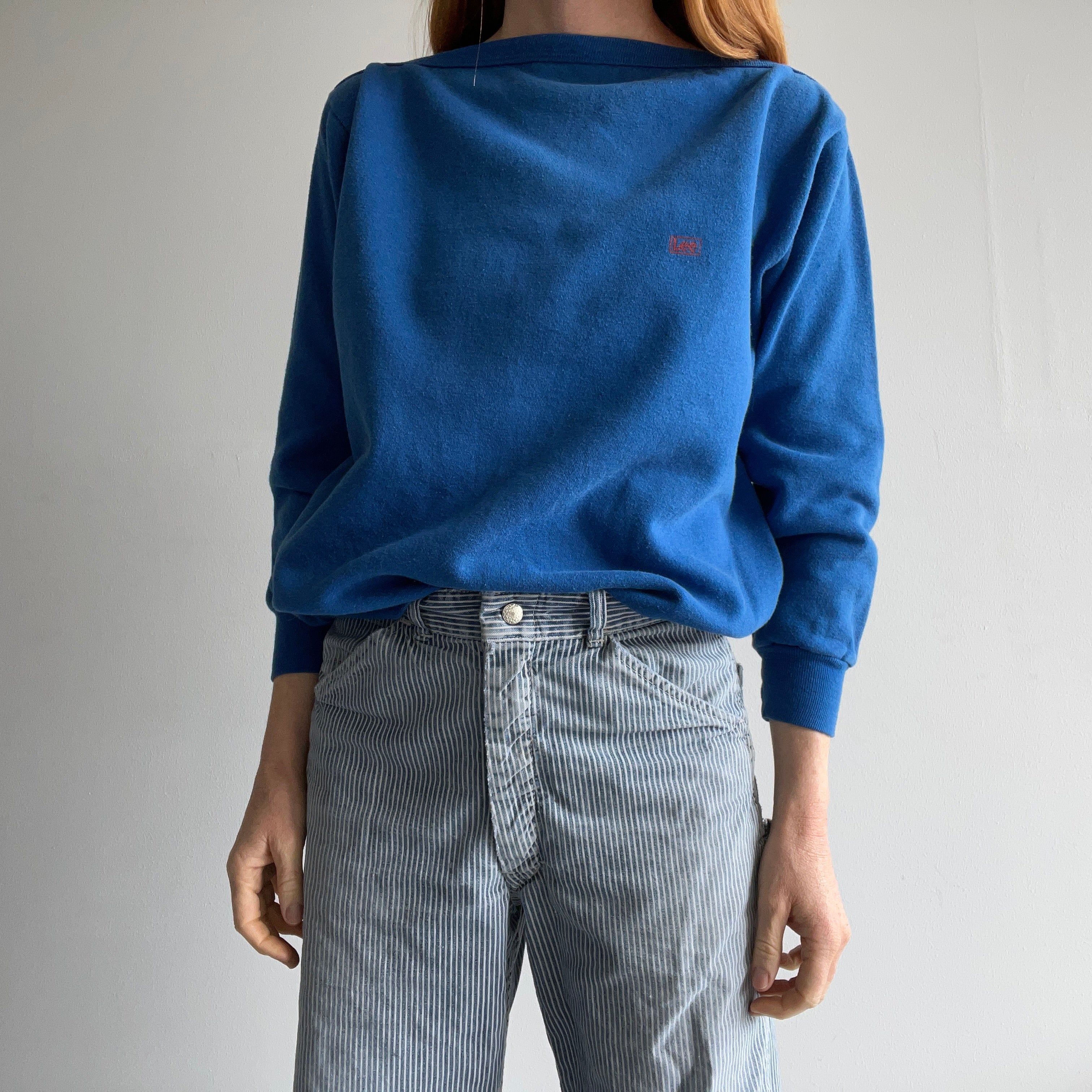 1980s Lee Brand Boat Neck Sweatshirt