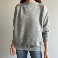 1980/90s Blank Gray Stained Sweatshirt