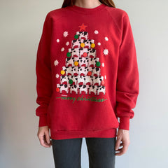 1980s Mooy Christmas Sweatshirt - Show Stopper