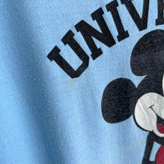 1980s Mickey Mouse University of Wisconsin Stained T-Shirt