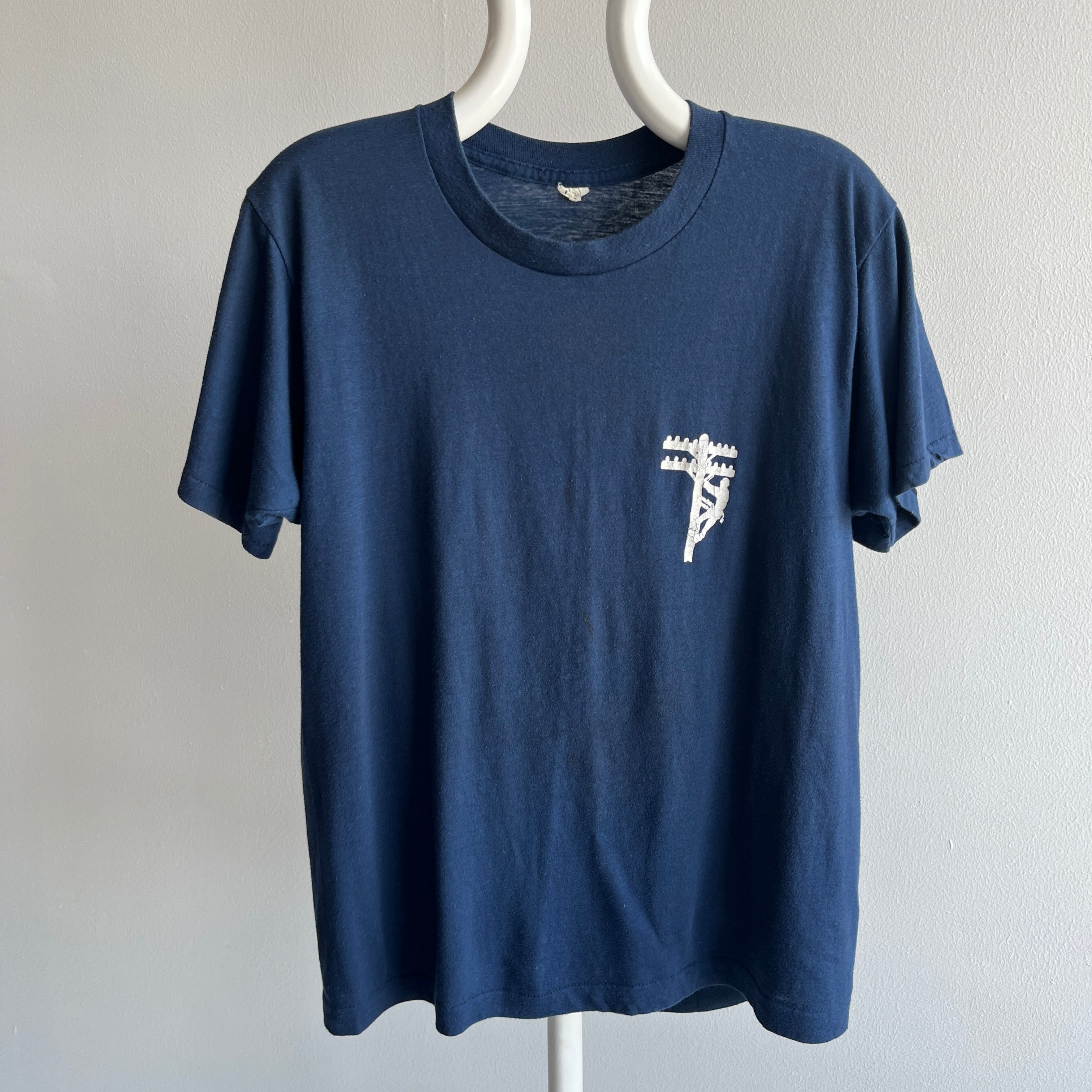 1980s Lineman Rad Soft and Slouchy T-Shirt by Screen Stars