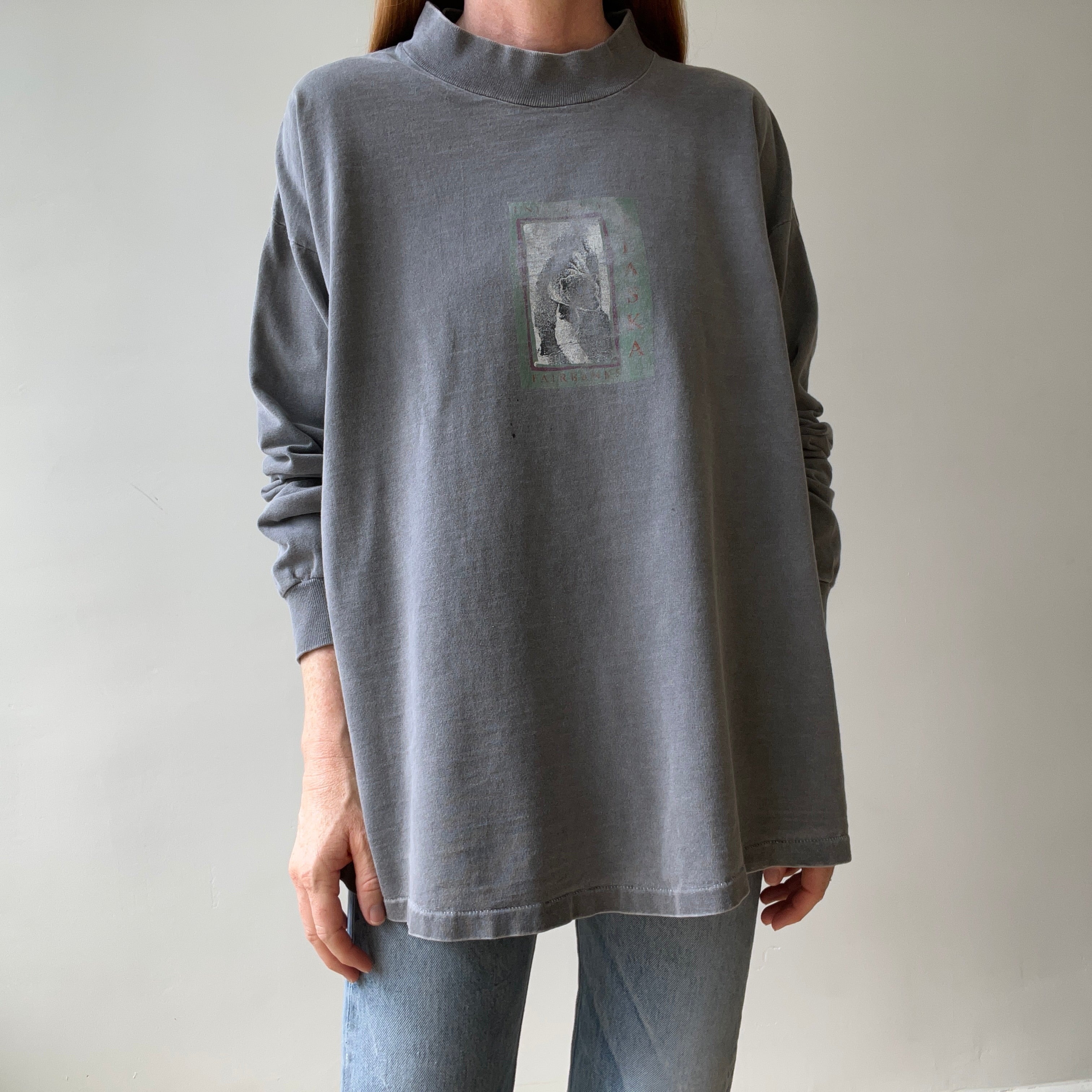 1990s University Alaska Fairbanks Long Sleeve T-Shirt