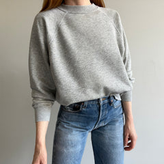 1980/90s Blank Gray Stained Sweatshirt