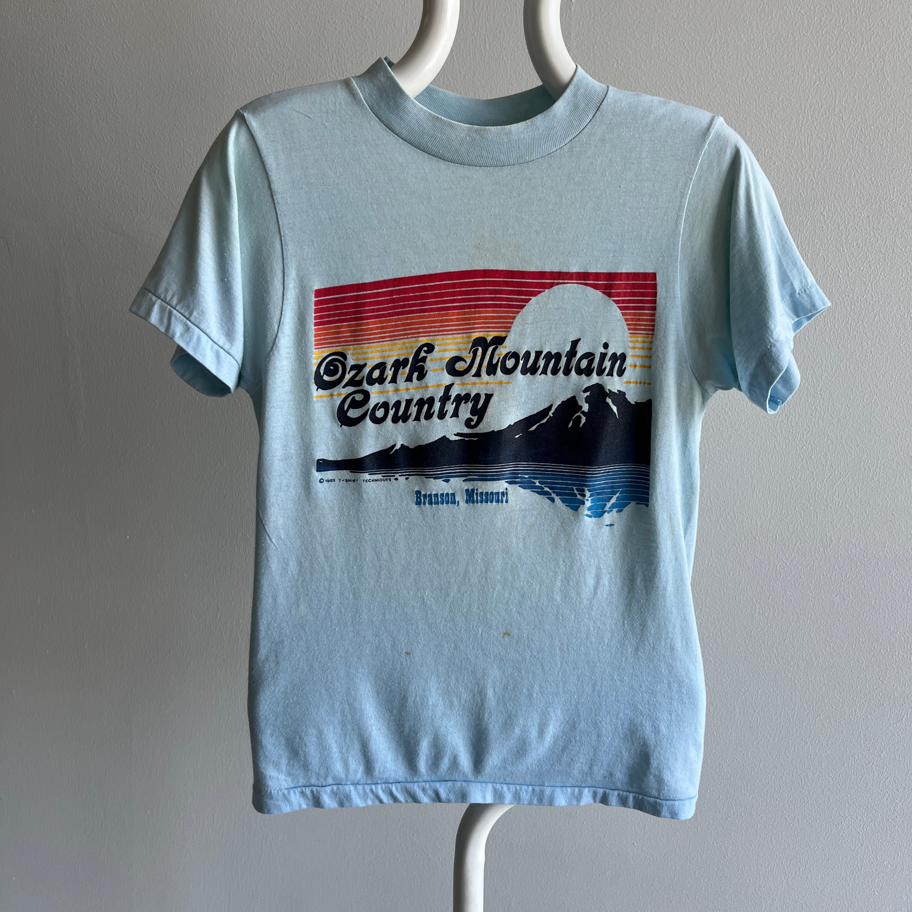 1983 Front and Back Ozark Mountain Country T-Shirt