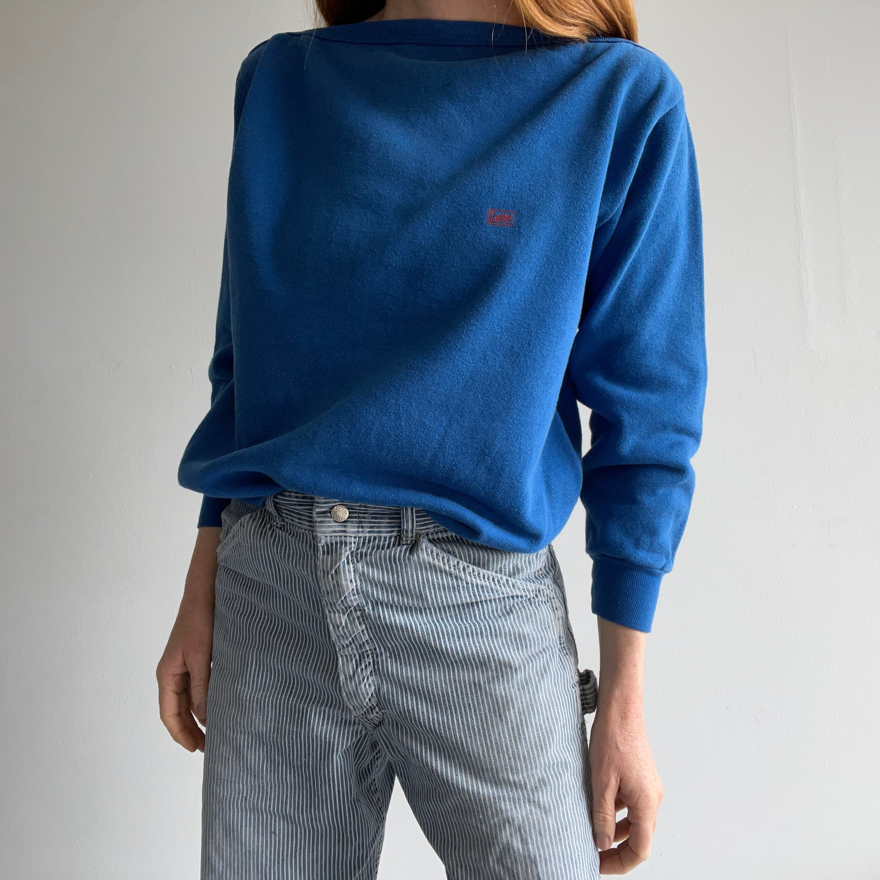 1980s Lee Brand Boat Neck Sweatshirt