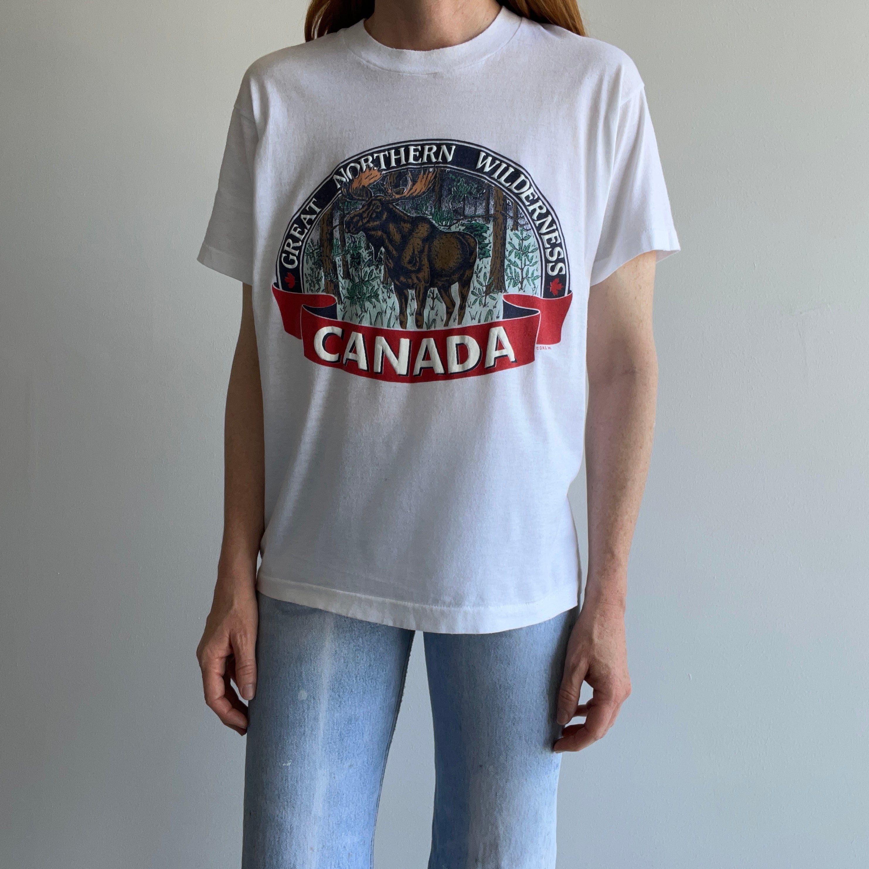 1980s Canada - Great Northern Wilderness Cotton Single Stitch T-Shirt