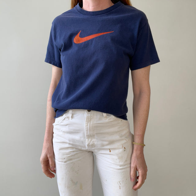 1990s Navy Blue Nike T Shirt - USA Made