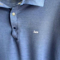 1970/80s Lee Brand Beat Up and Sun Faded Polo Shirt with Snaps!