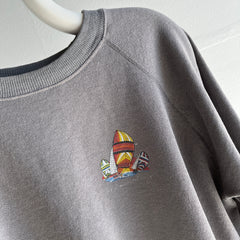 1980s Sailboat Sweatshirt - Great Fade