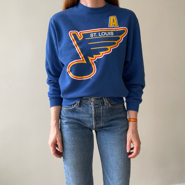 1990s St Louis Blues Hockey Sweatshirt