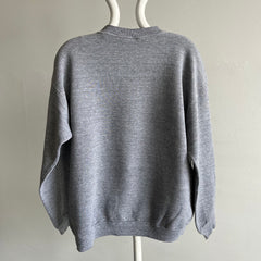 1980s Super Rad Russell Brand Blank Gray Sweatshirt - THIS!!!