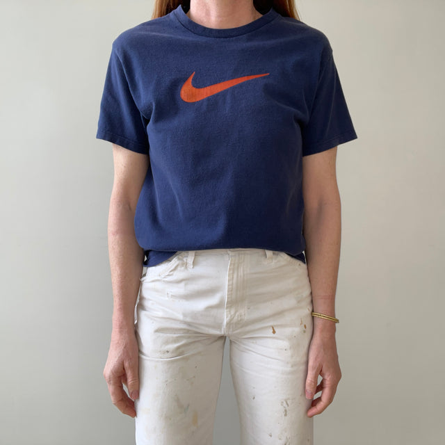 1990s Navy Blue Nike T Shirt - USA Made