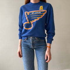 1990s St Louis Blues Hockey Sweatshirt