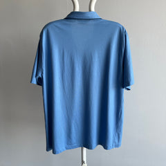 1980s Blank Sky Blue Golf Polo Shirt - Grandpa Chic