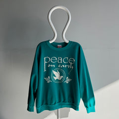 1980s Peace on Earth Sweatshirt - A Beauty