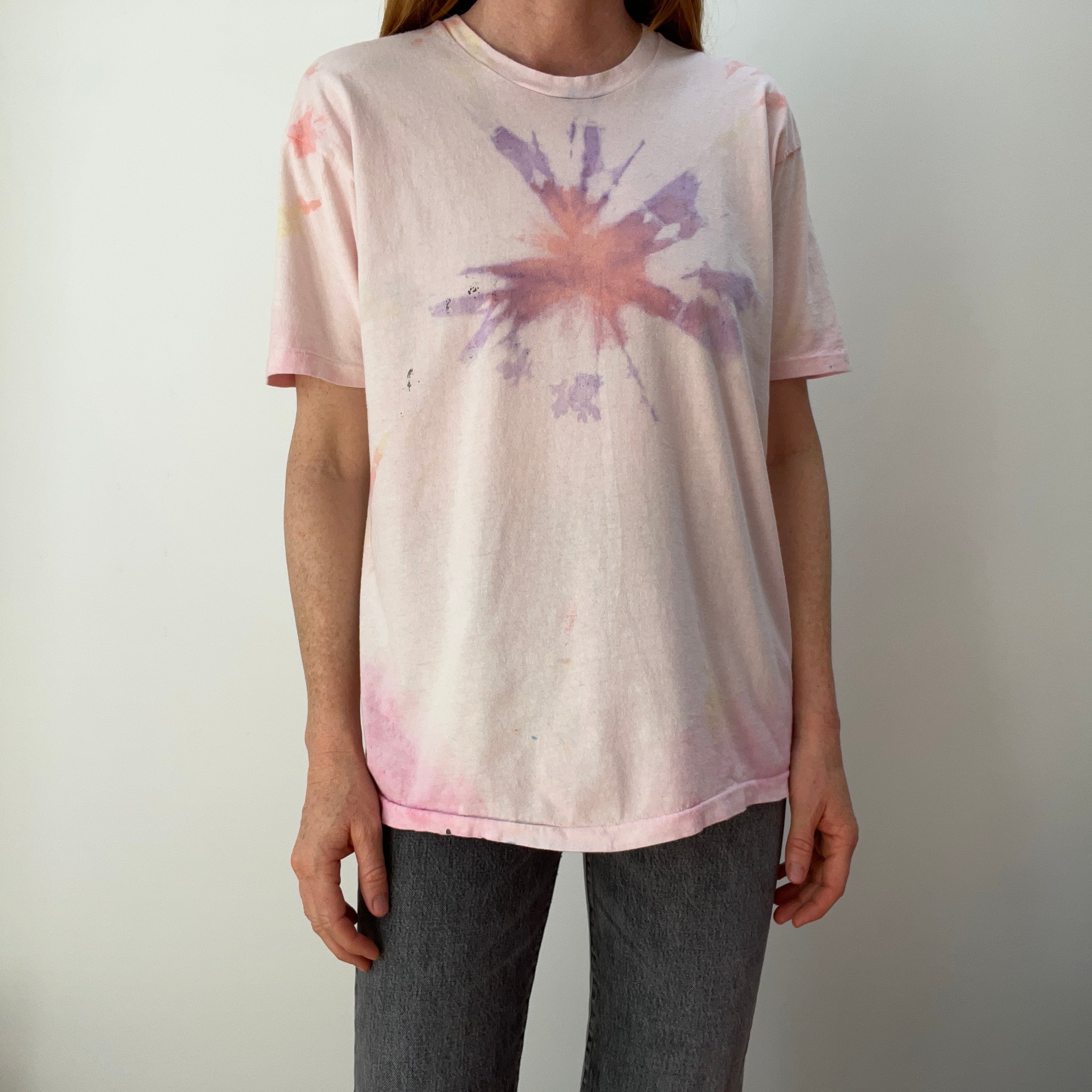 1980s Faded Neutral DIY Tie Dye - It's Pretty!