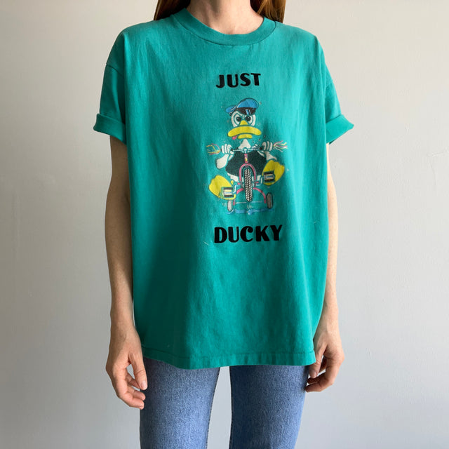 1980s DIY "Just Ducky" T-Shirt