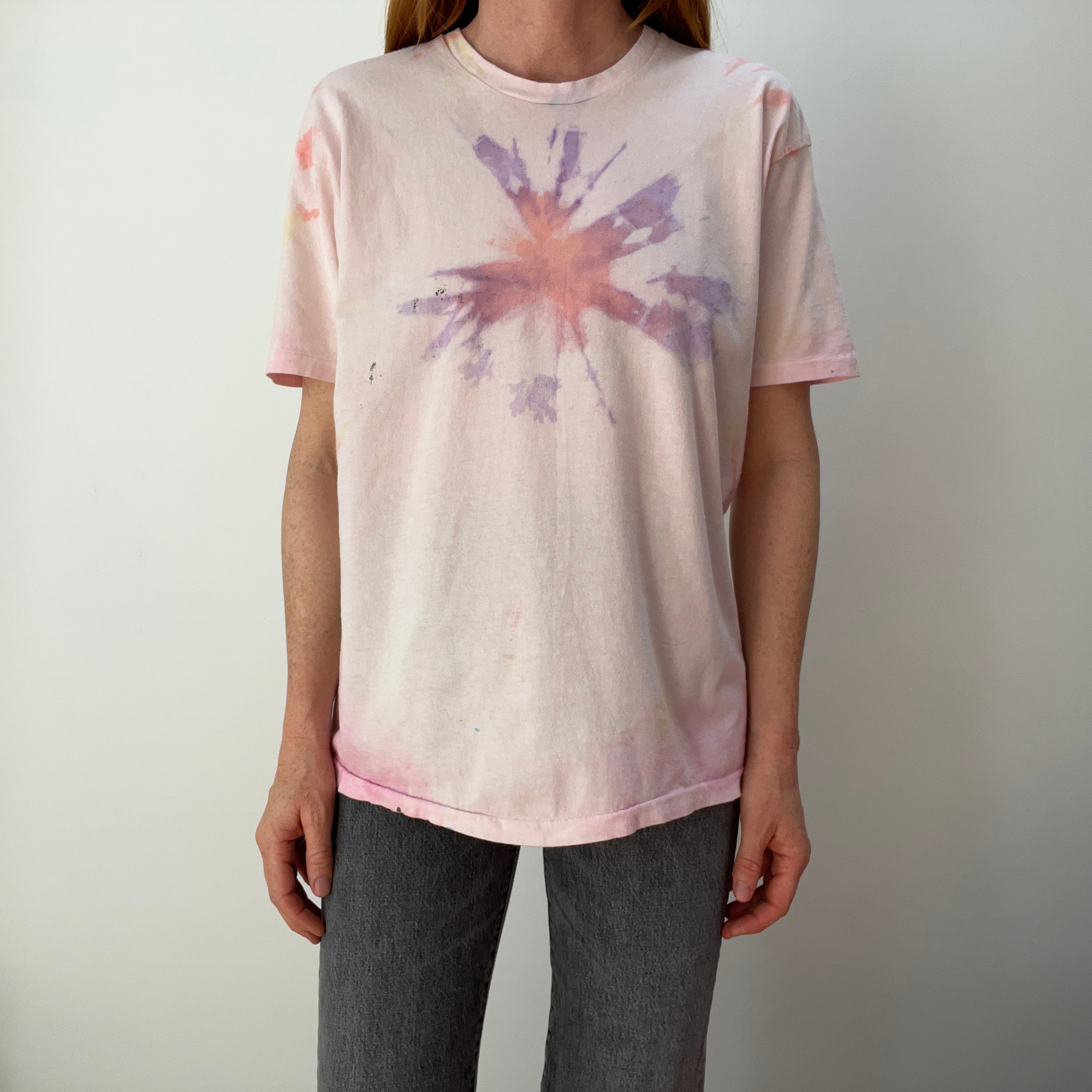 1980s Faded Neutral DIY Tie Dye - It's Pretty!