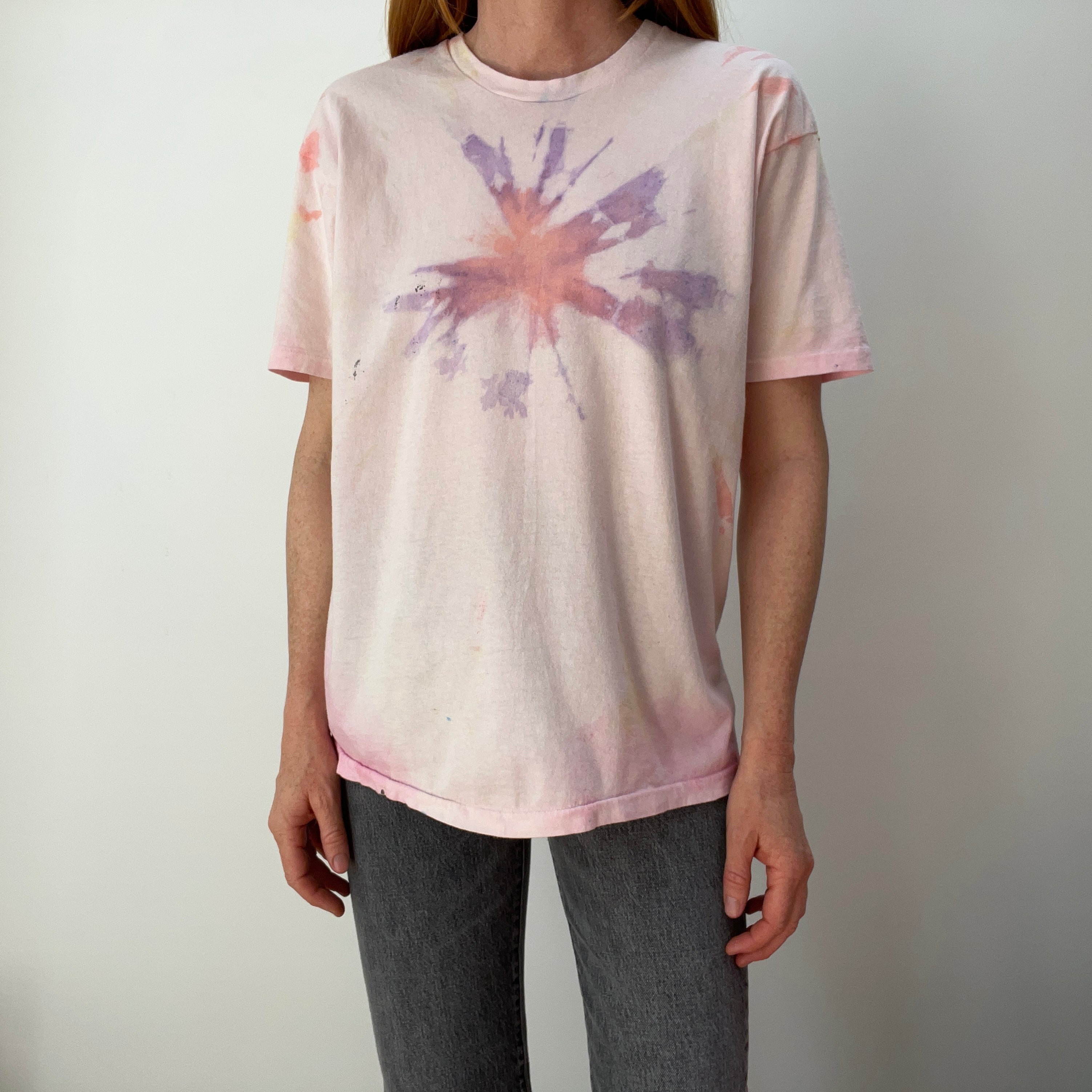 1980s Faded Neutral DIY Tie Dye - It's Pretty!