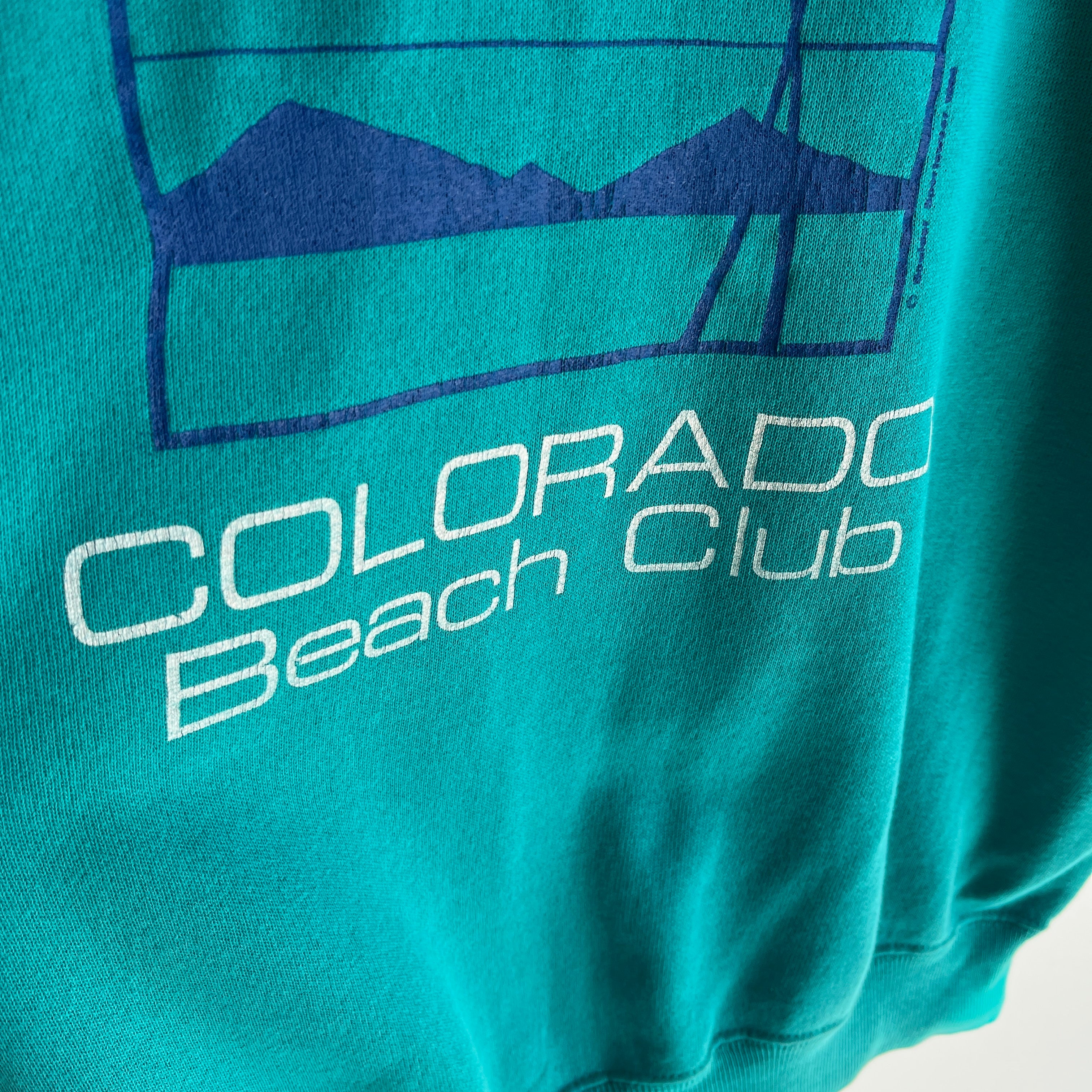 1980s Colorado Beach Club Sweatshirt